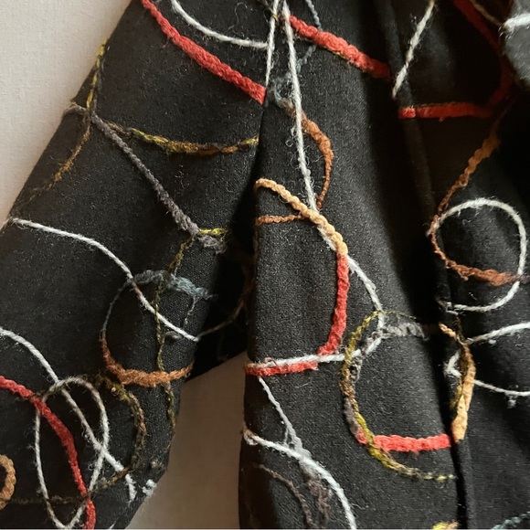 Ou Empereur Ou Rien Montreal wool embroidered blazer jacket Sz 13 - Picture 3 of 10